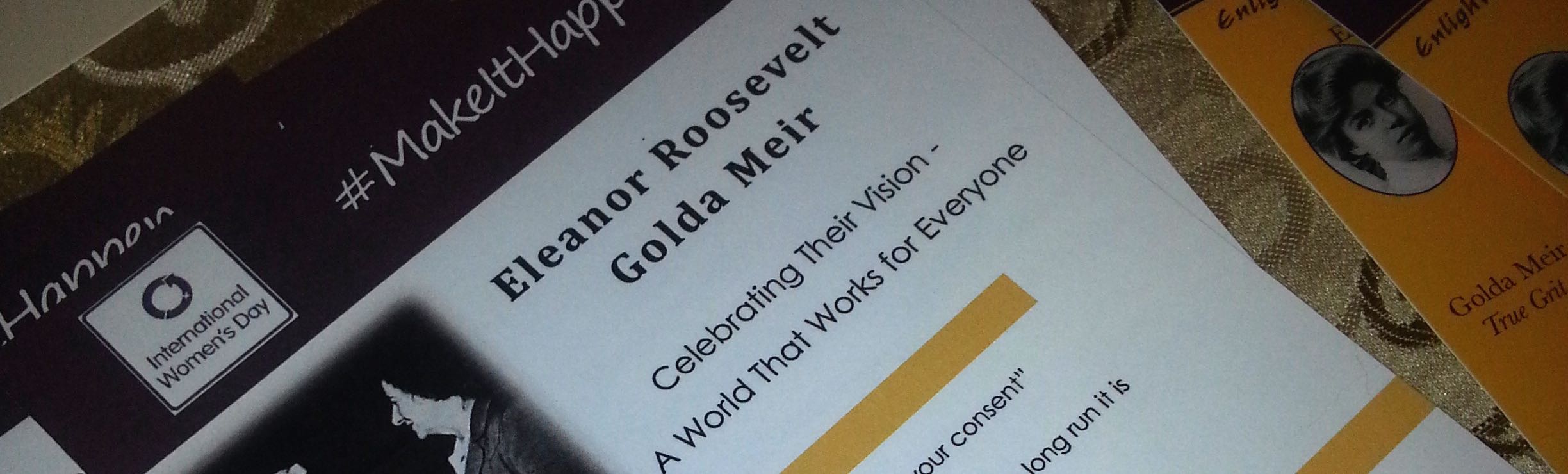 Eleanor and Golda….