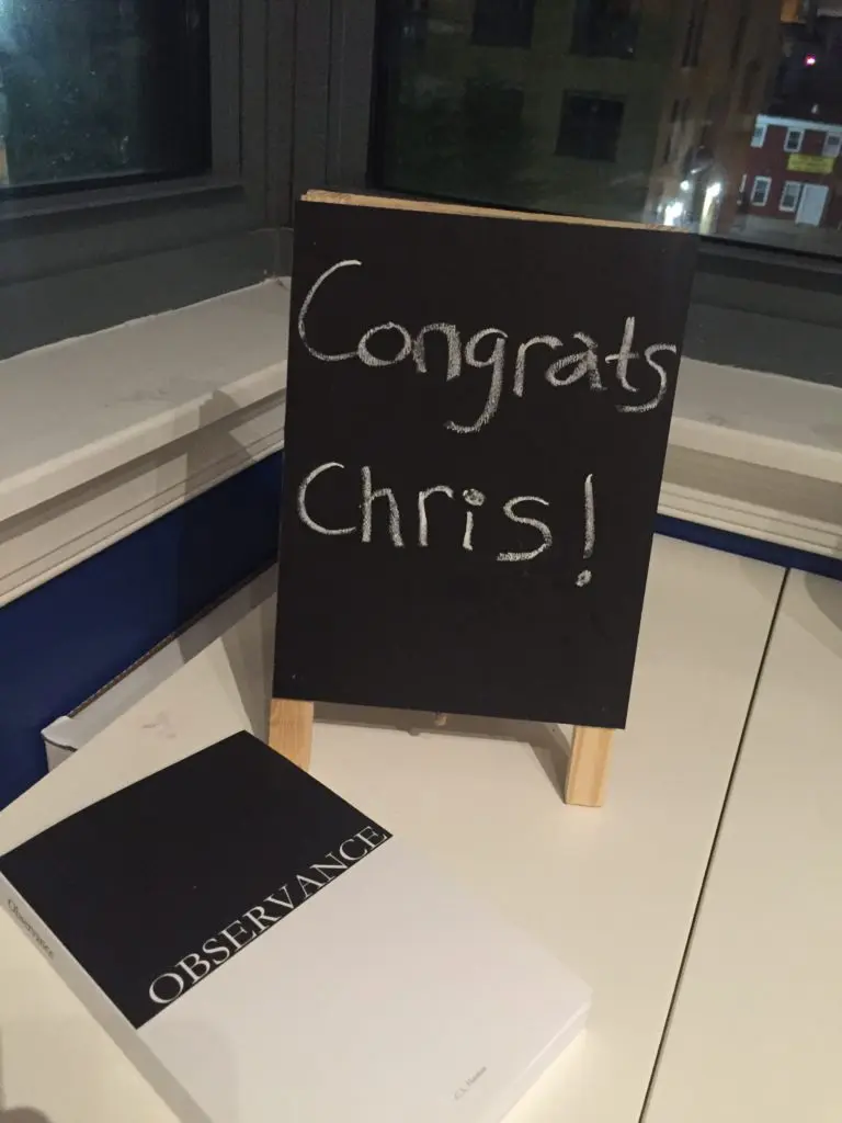 Congrats Chris