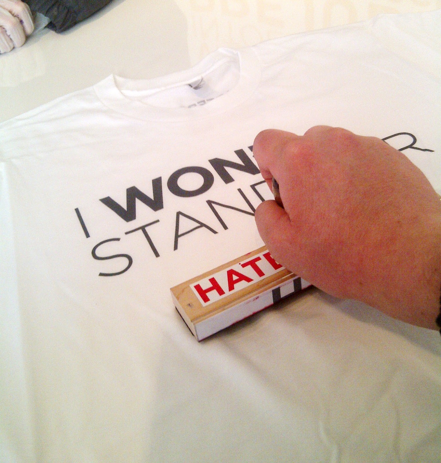 I won’t stand for…..