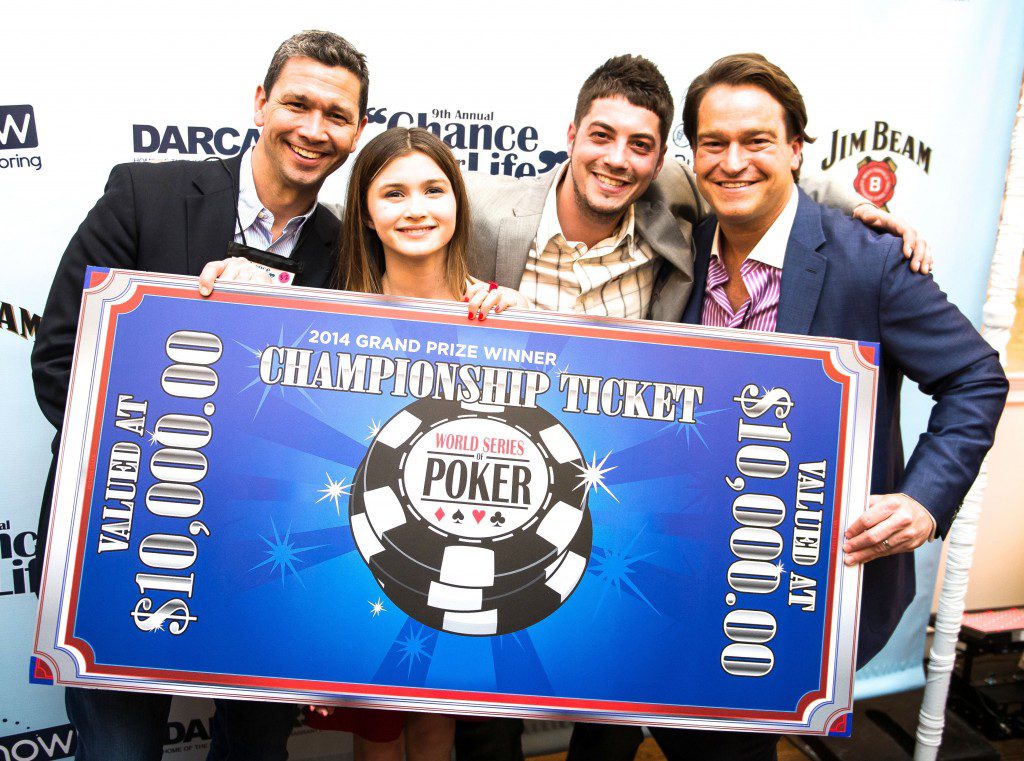 Check - Jeff Snyder, Kennedy Snyder, Winner Shaun Dunevant, Brad Nierenberg