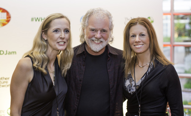 Chuck Leavell with fans Alison Hough(right) and unknown