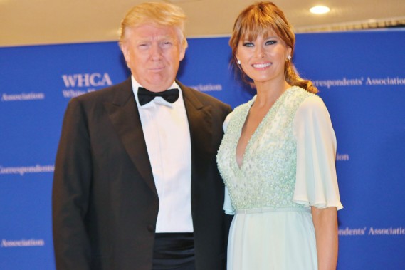 Donald Trump and wife Melania