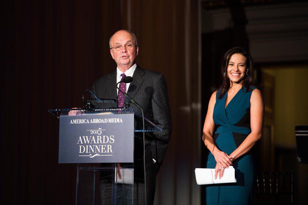 General Mike Hayden and Dina Powell at AAM Awards by Joy Asico