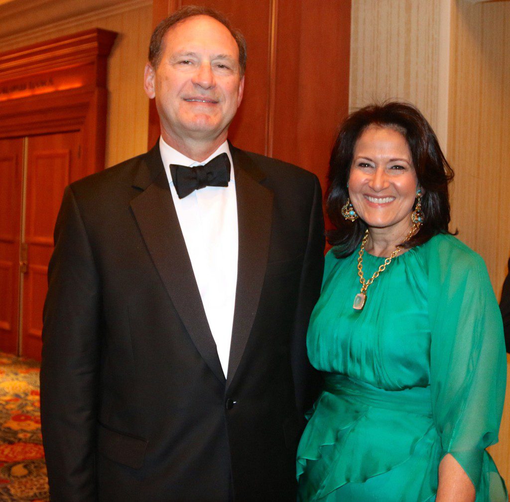 Justice Alito and Anita McBride