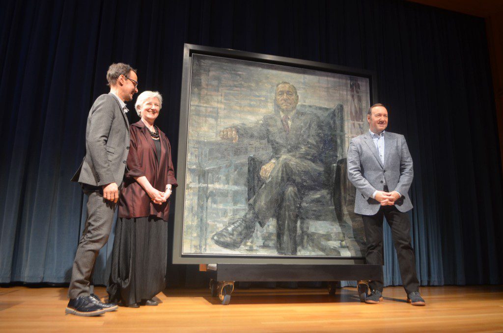 Jonathan Yeo, Kim Sajet and Kevin Spacey