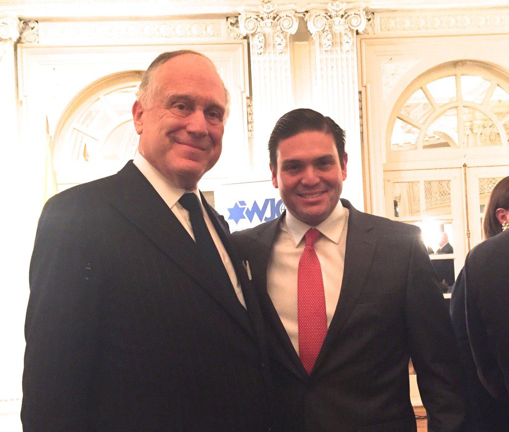 Amb. Lauder and Amb. Pinzon