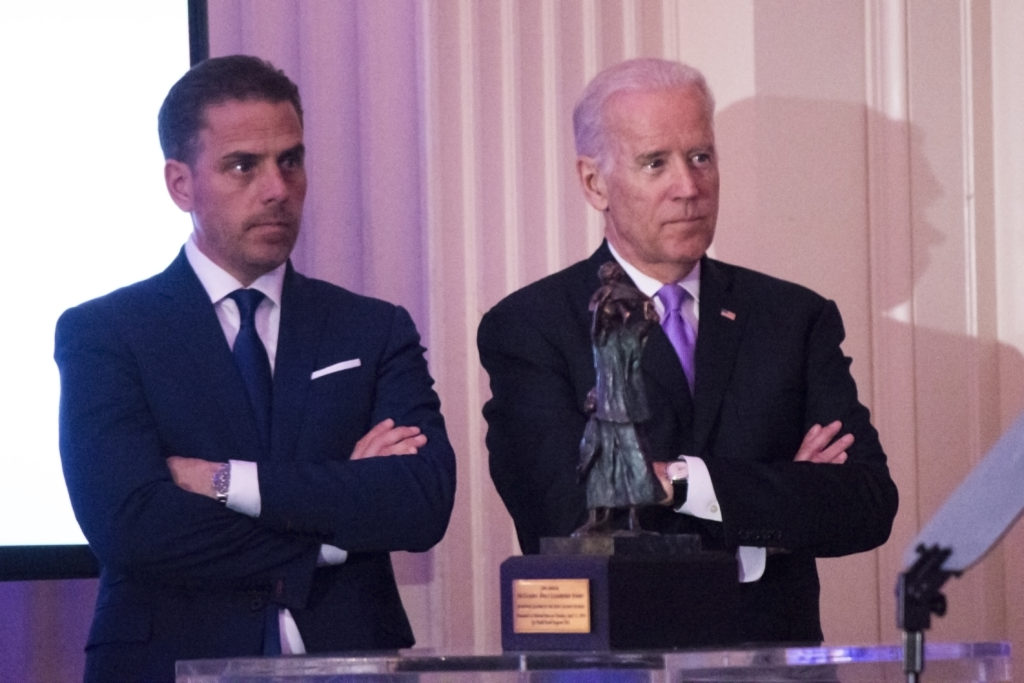 Hunter and VP Joe BIden