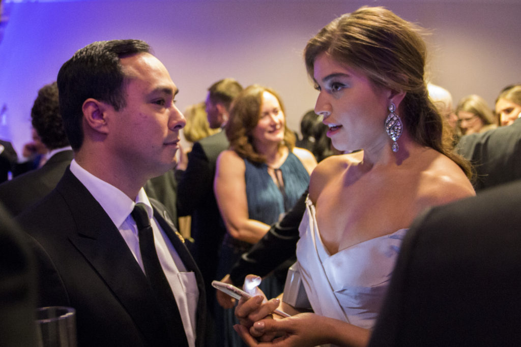Rep. Joaquin Castro and Daniela Lopez Osorio