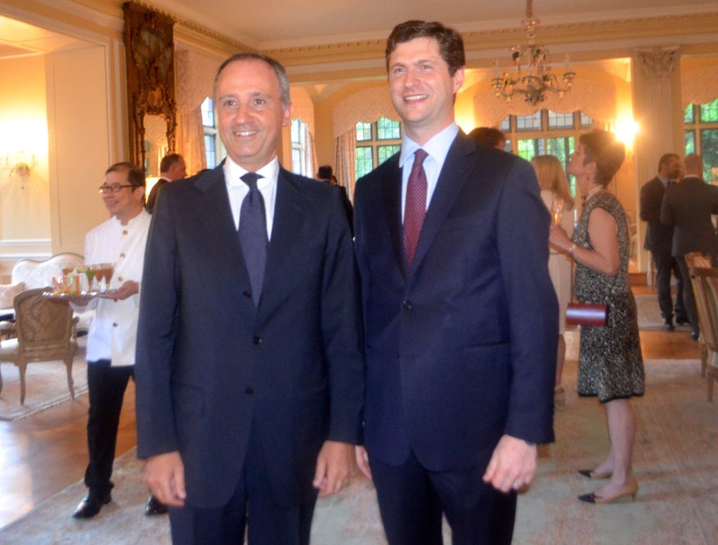 Amb. of Italy and Franco Impala