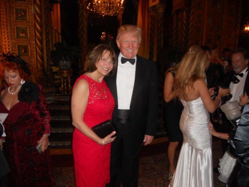Pam Kessler with Donald Trump