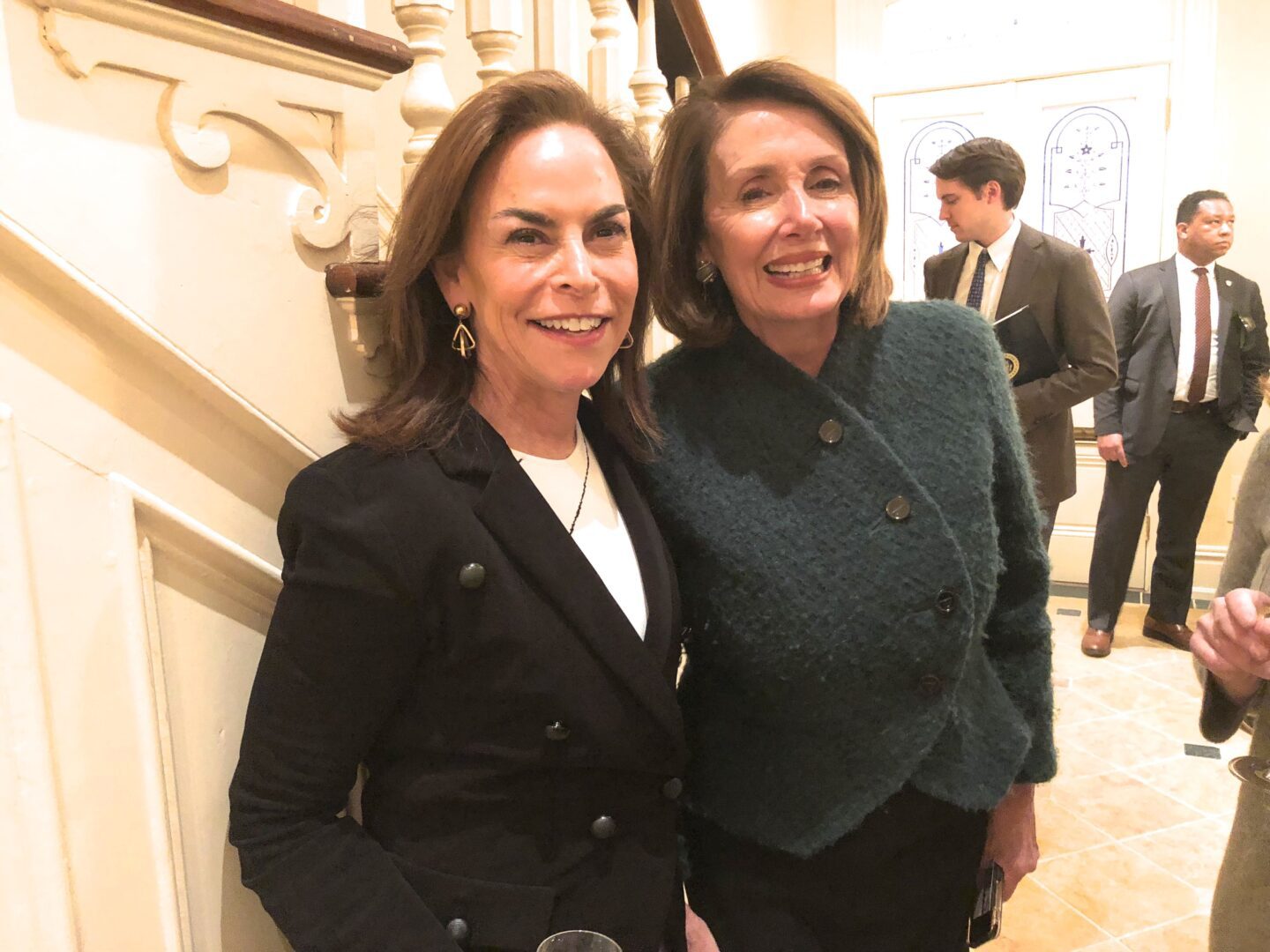 Melissa Moss and Nancy Pelosi | Hollywood On The Potomac